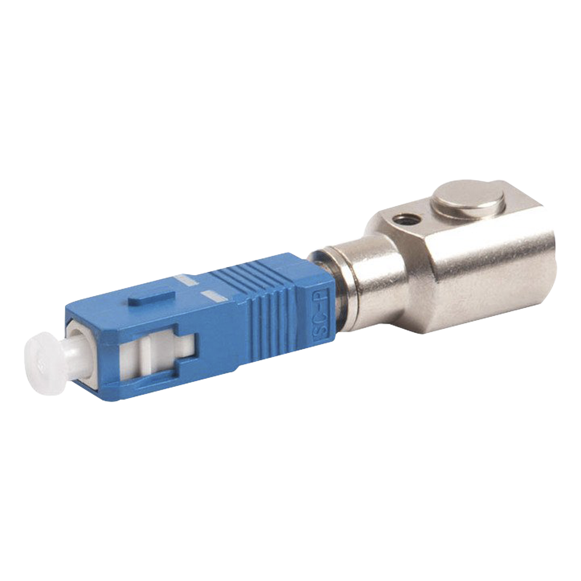 Adaptador de Fibra Óptica Desnuda para Realizar Mediciones y Pruebas en Hilos de Fibra sin Conector — TEMPO · SKU BFA-1