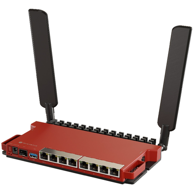 Router inalámbrico 2.4GHz AX / 8 puertos Gigabit / 1 SFP 2.5Gbps/ Soporta contenedores