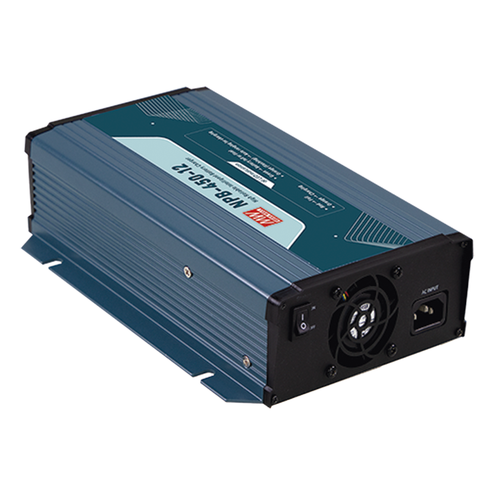 Cargador para Baterías de Plomo Ácido y Litio / 25A / 12V / Bancos de 90 a 300 Ah — MEANWELL · SKU NPB45012
