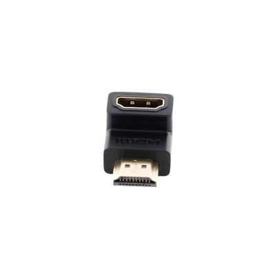 Adaptador HDMI de 90 Grados Macho a Hembra / Hacia Abajo / HDMI 2.0 4K@60Hz / Proporciona Flexibilidad Sin Doblar los Cables HDMI