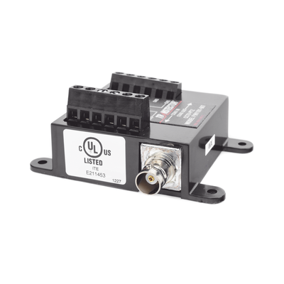 Protector Cámaras PTZ CCTV / SASD / 12-24V + Coaxial BNC + RS-232/422/485 / 150A / Bidireccional
