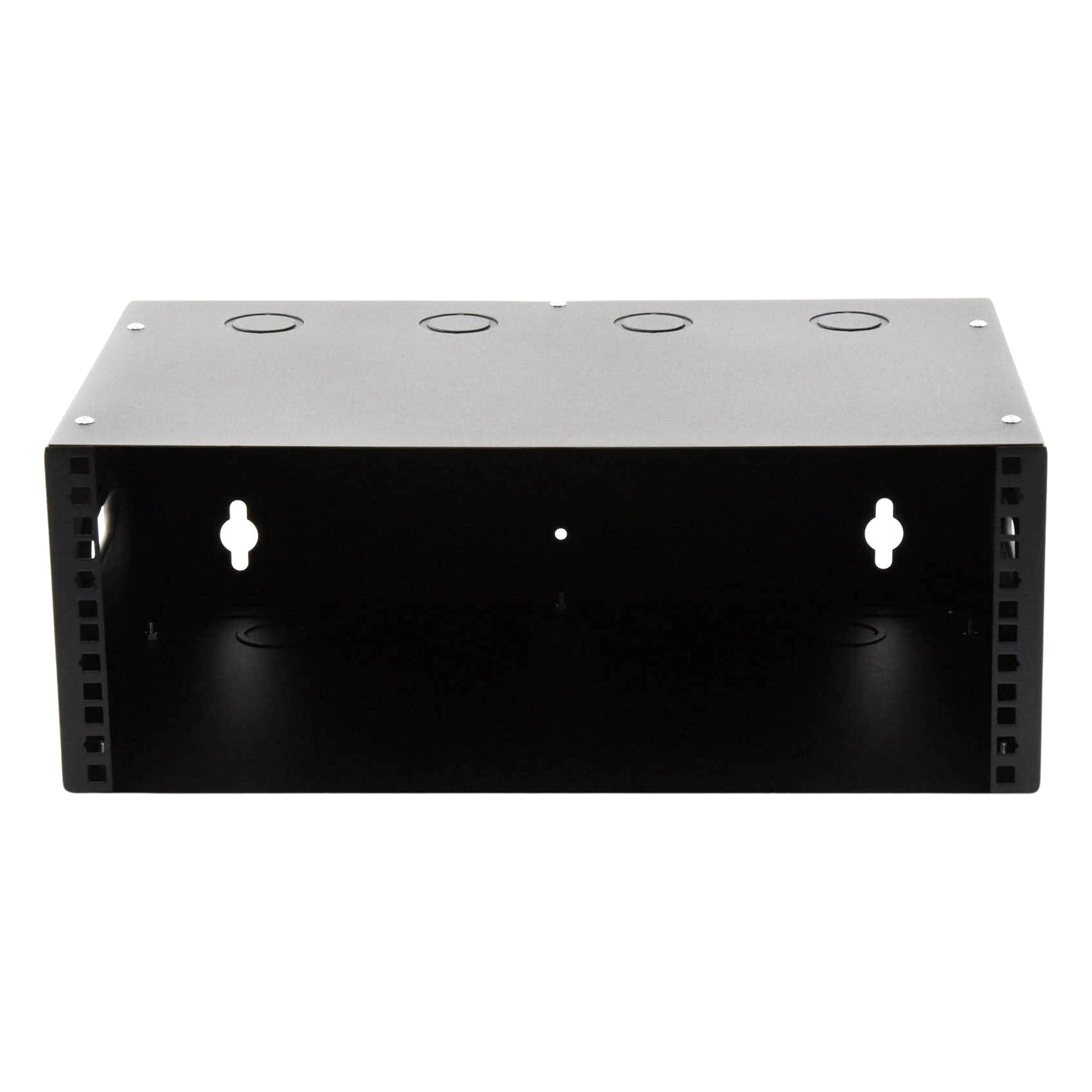 Gabinete para Montaje en Pared liviano, 4 Unidades de rack, Profundidad máxima de trabajo 250 mm, Se envía el Gabinete Armado.