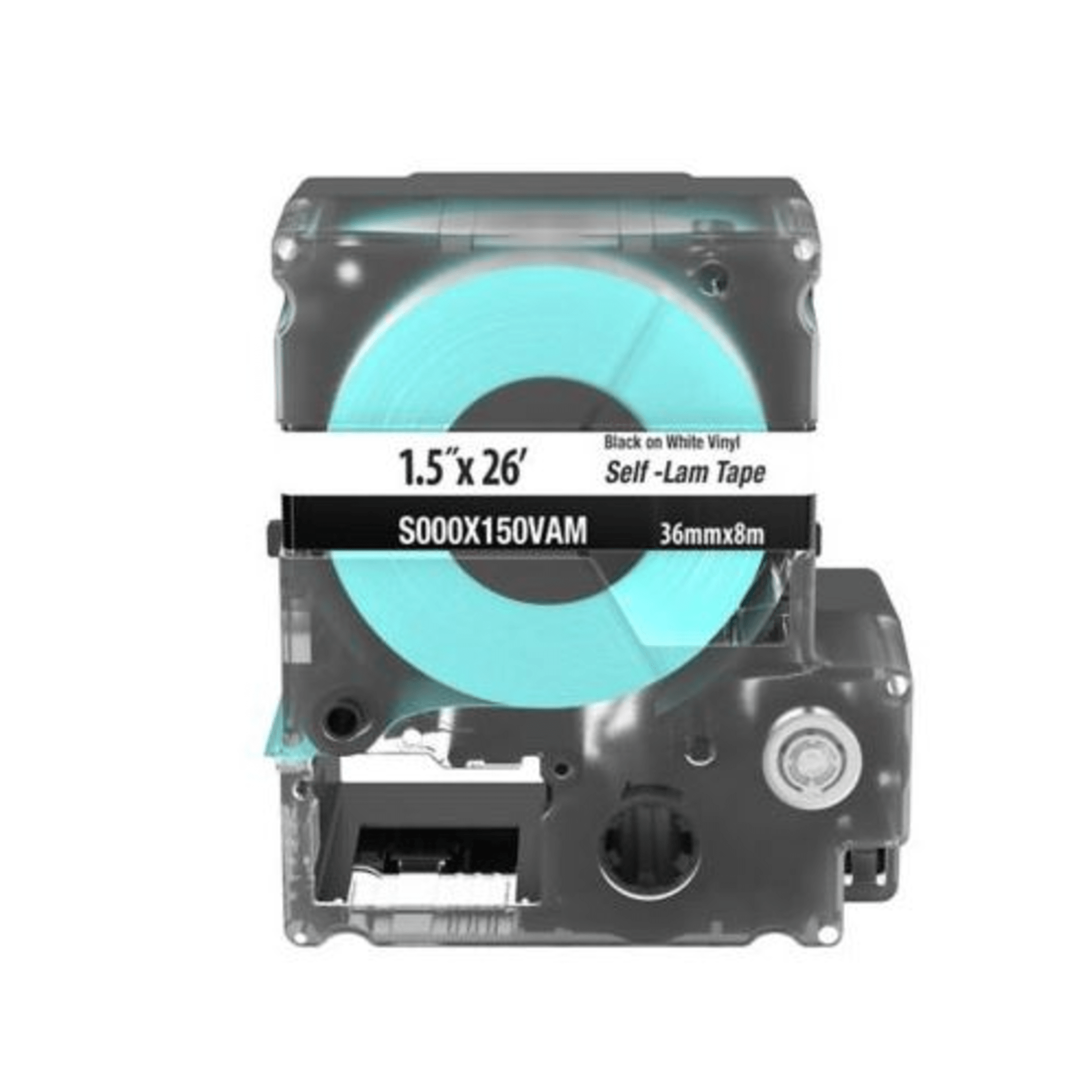 Casete de Etiquetas Autolaminadas de Cinta Continua, de 26 (1 Pulgada) mm de Ancho, 7.9 Metros (25.92 Pies) de Largo, Para Cables Cat. 5e/6, Color Blanco — PANDUIT · SKU S000X150VAM