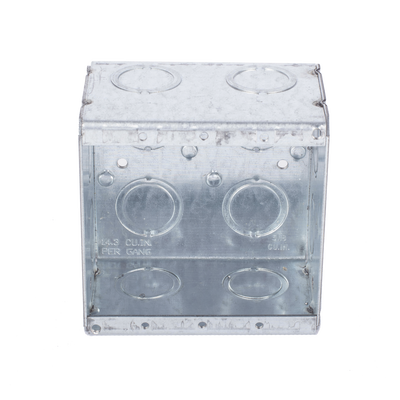 Caja Multigang de 2 Gangs/ Profundidad de 2-1/2 Pulgadas (6.35 cm)/ 12 Entradas de 1/2 - 3/4 Pulgadas (1.27 - 1.91 cm)