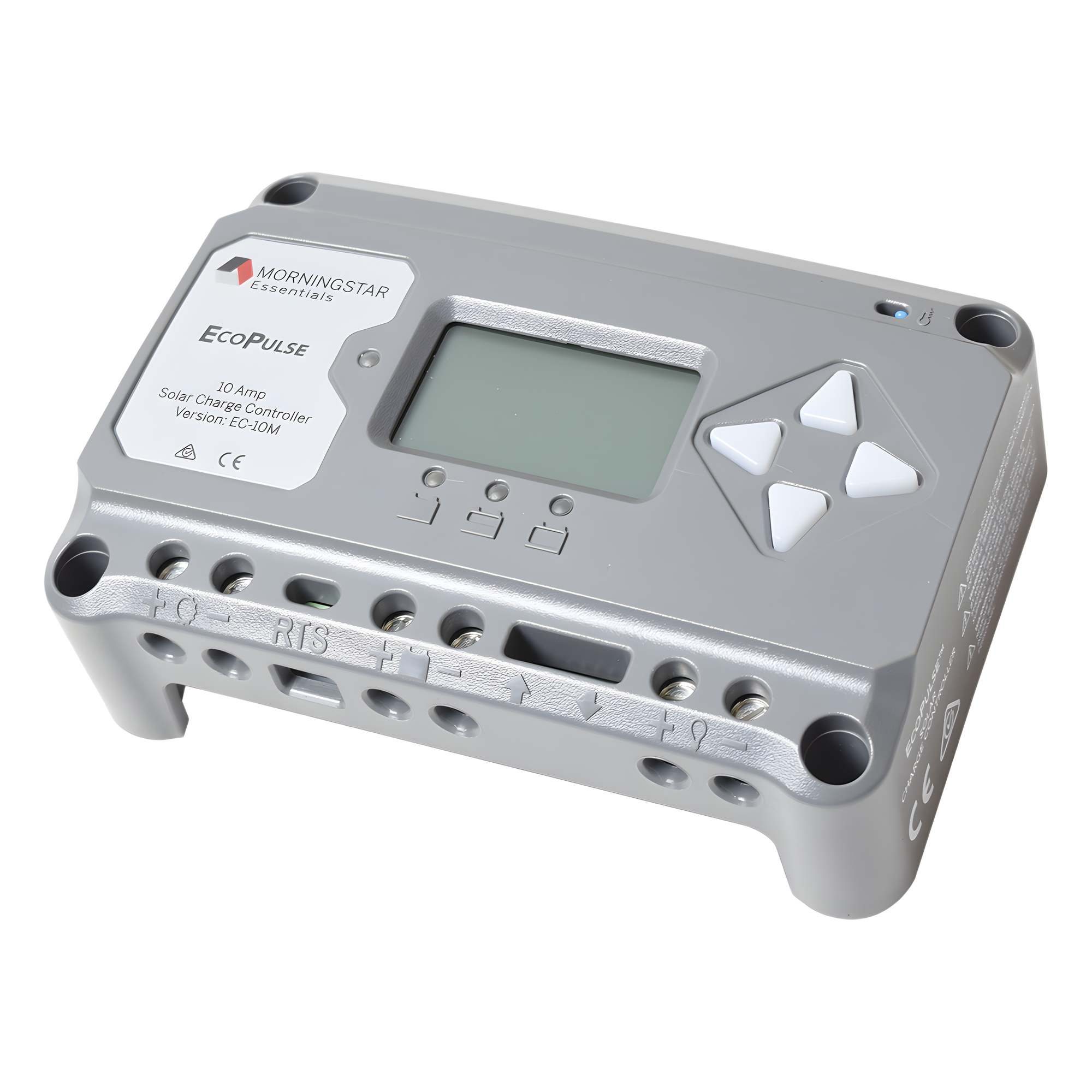 Controlador solar 12/24 Vcc de 20 Amp. Con pantalla de medición. — MORNINGSTAR · SKU EC-20M