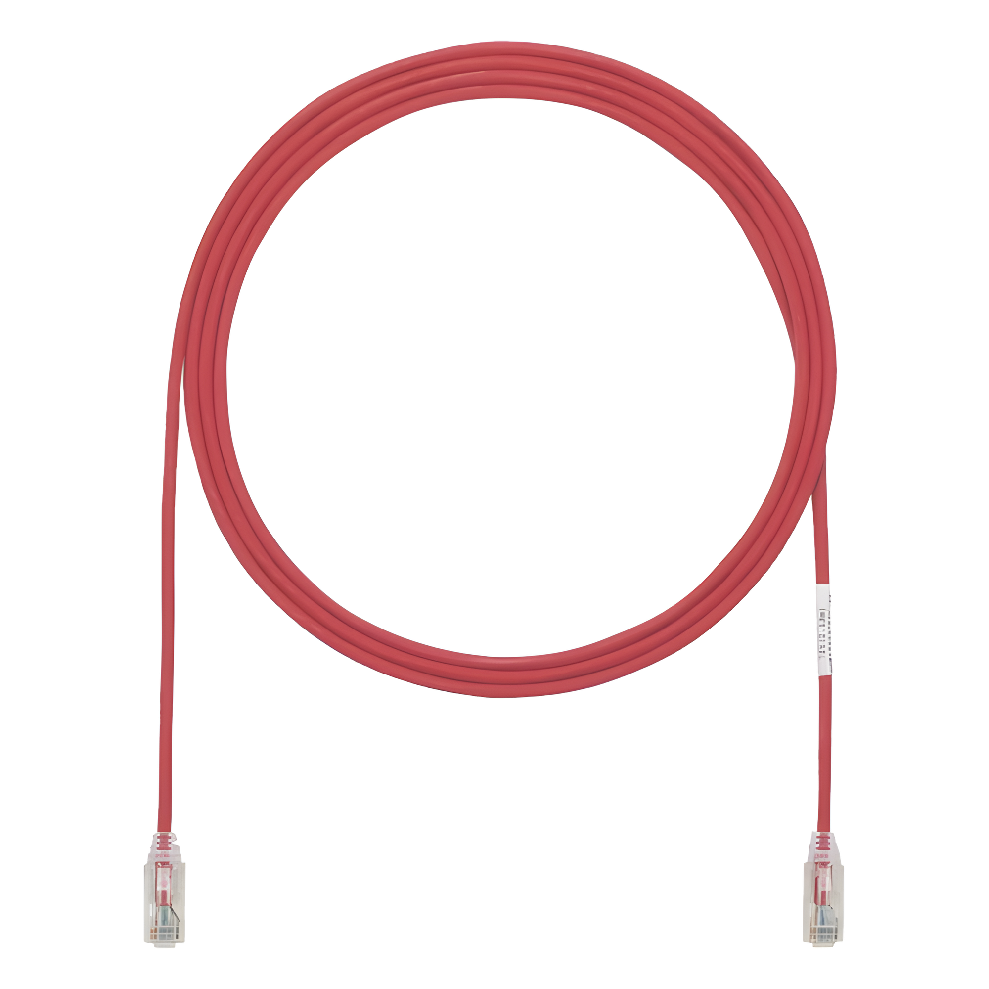 Cable de Parcheo TX6, UTP Cat6, Diámetro Reducido (28AWG), Color Rojo, 1.52 Metros (5 Pies) — PANDUIT · SKU UTP28SP5RD