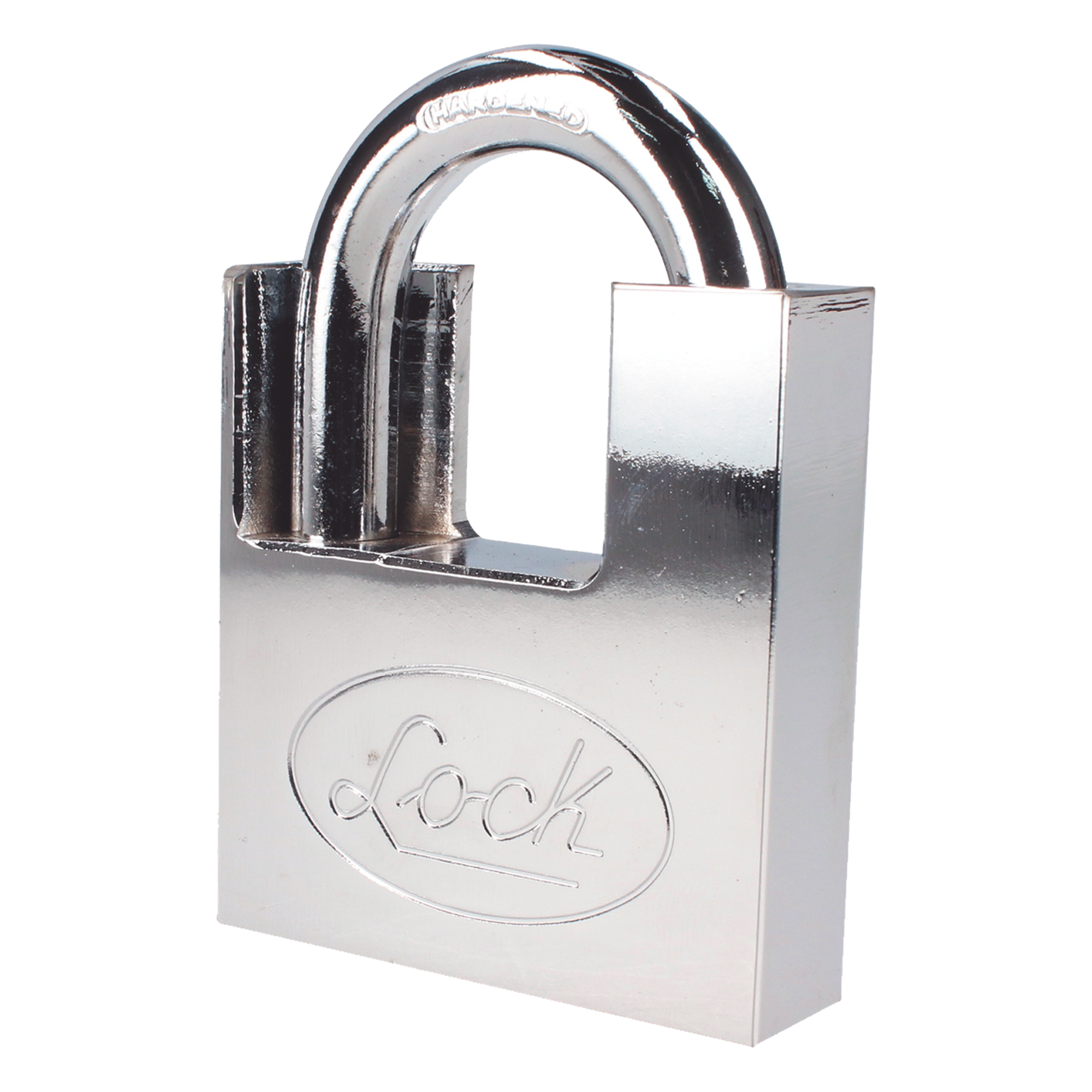 Candado de acero con Guarda Anti Palanca/ Acabado en Cromo Satinado / Doble Cerrojo / Medida 40 mm/ Nivel de seguridad 7/ 4 Llaves Abloy. — LOCK · SKU SYS-L22-A40-DCSB