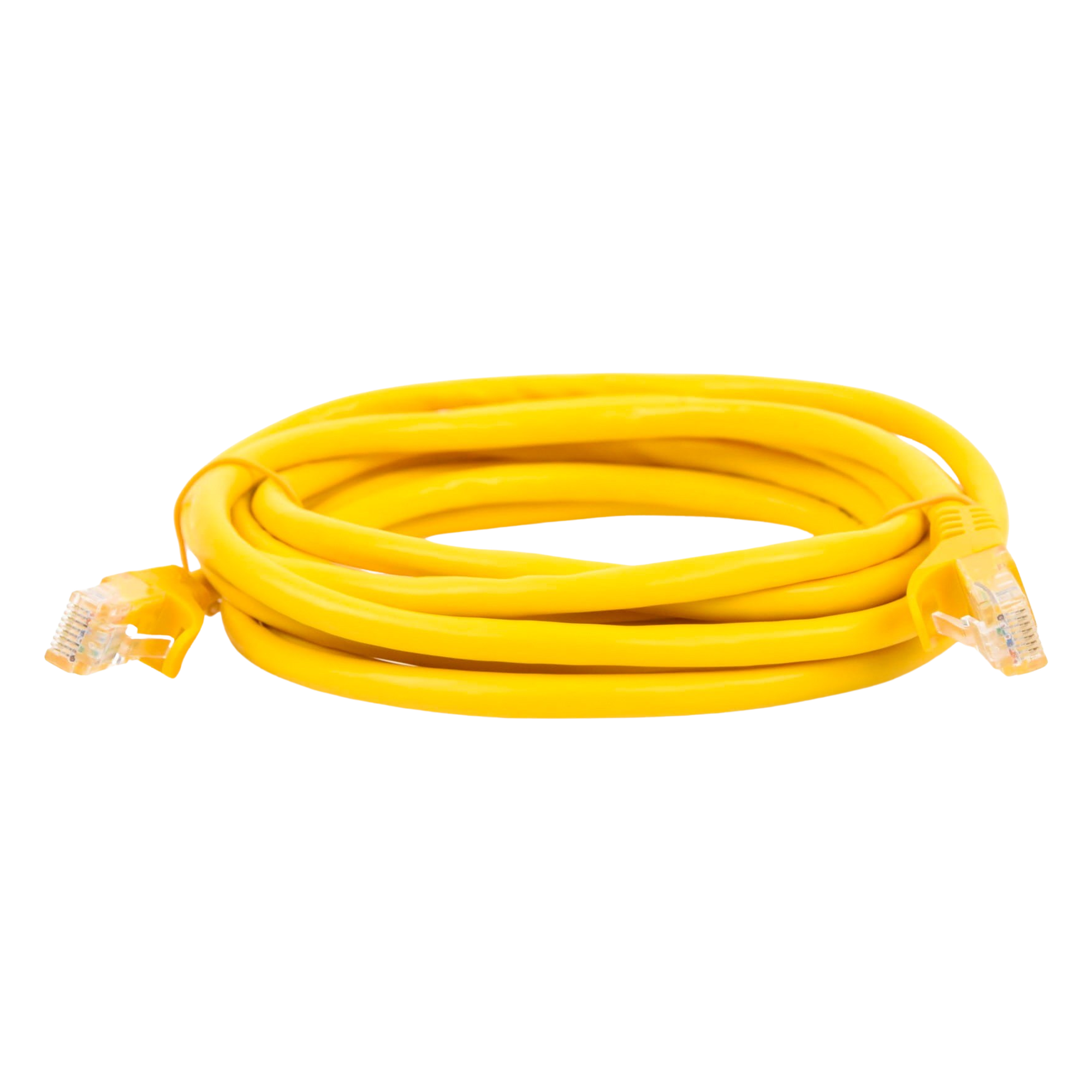 Cable de Parcheo UTP Cat6 / 3.0 m (9.84 ft) / 1 Gbps+ / RJ45 / Amarillo