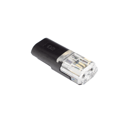 Bolsa con 25 conectores / Enchufables / Para 2 cables / compatibles en calibre 22 al 18 AWG