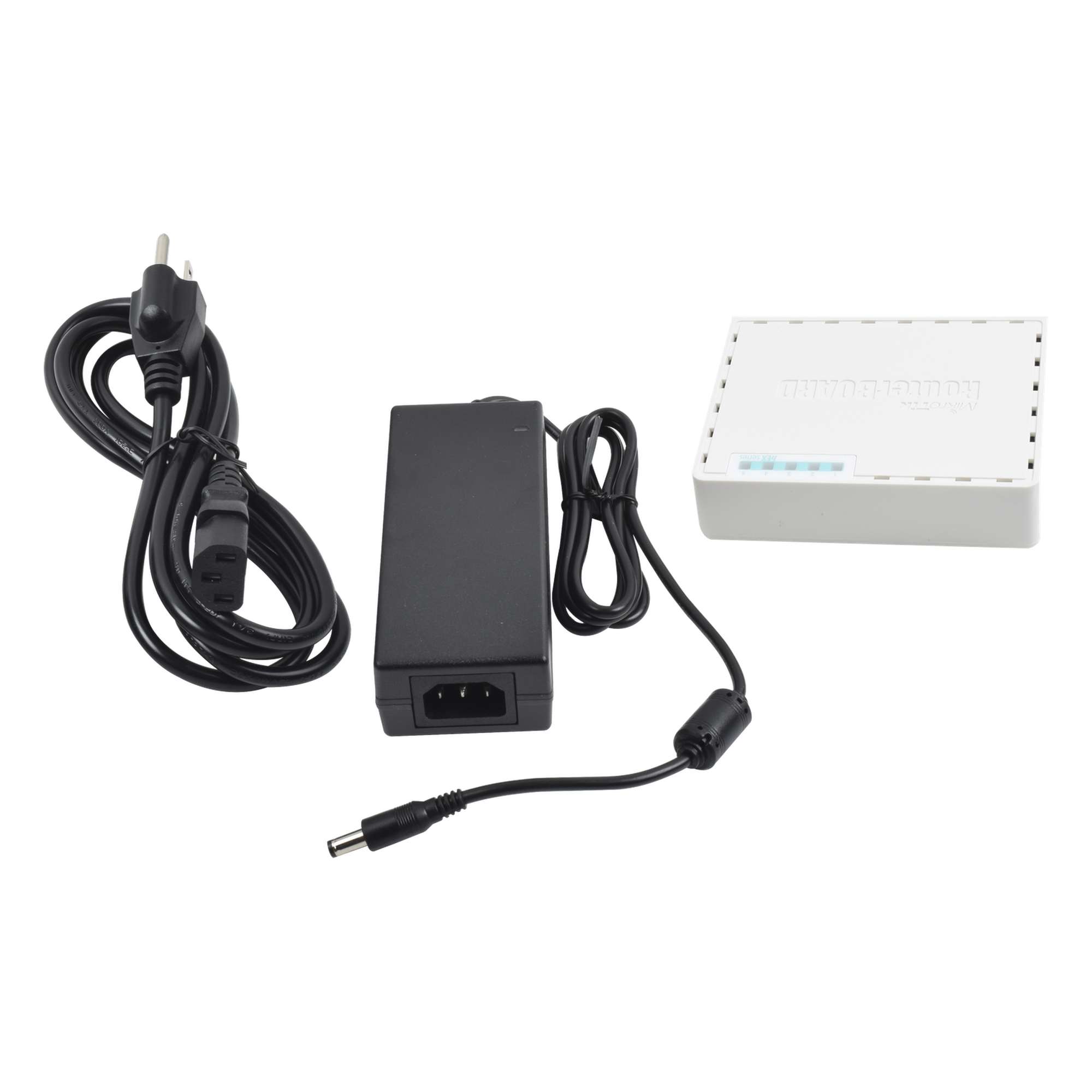 (hEX PoE LITE) RouterBoard, 5 Puertos Fast Ethernet, 4 con PoE Pasivo, 1 Puerto USB