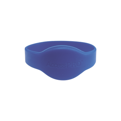 Brazalete de PROXIMIDAD 125 Khz (TIPO EM), 74 mm Diametro, color azul — ACCESSPRO · SKU ACCESSWB74PROX