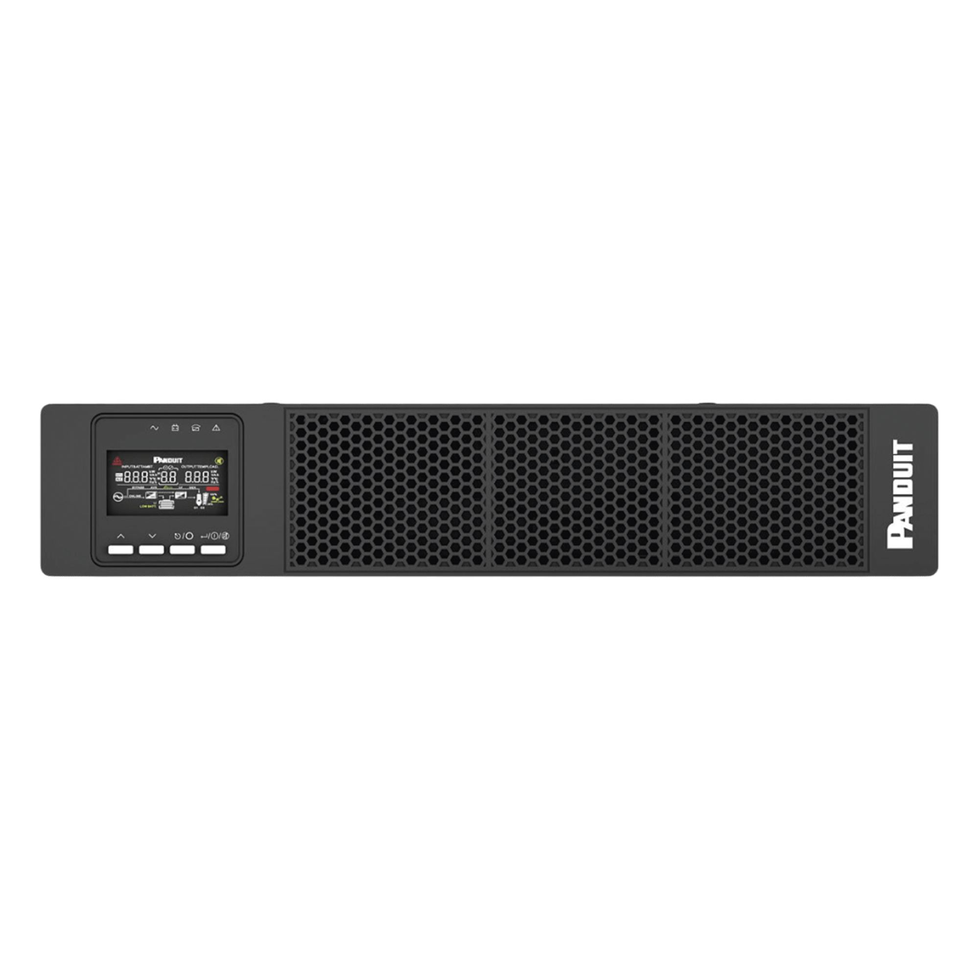UPS SmartZone de 3000 VA/3000 W, Online Doble Conversión, Entrada 120 Vca NEMA L5-30P, Onda Senoidal Pura, 2 UR, Con 4 Tomas NEMA 5-20R y 1 NEMA L5-30R — PANDUIT · SKU U03S11V