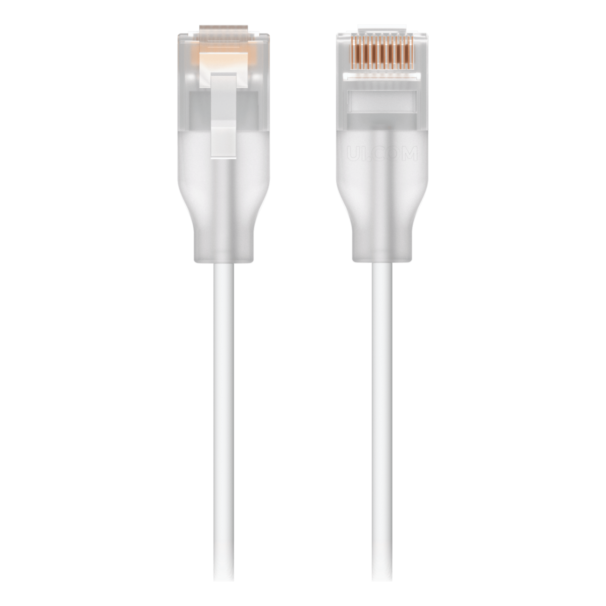 Patchcord UniFi Etherlighting de 2 Metros (6.56 Pies), hasta 10G / Soporta hasta PoE+++ / Conector RJ45 Transparente para Mejores Efectos de Luz con Switches USW PRO MAX — UBIQUITI · SKU UACC-CABLE-PATCH-EL-2M-W