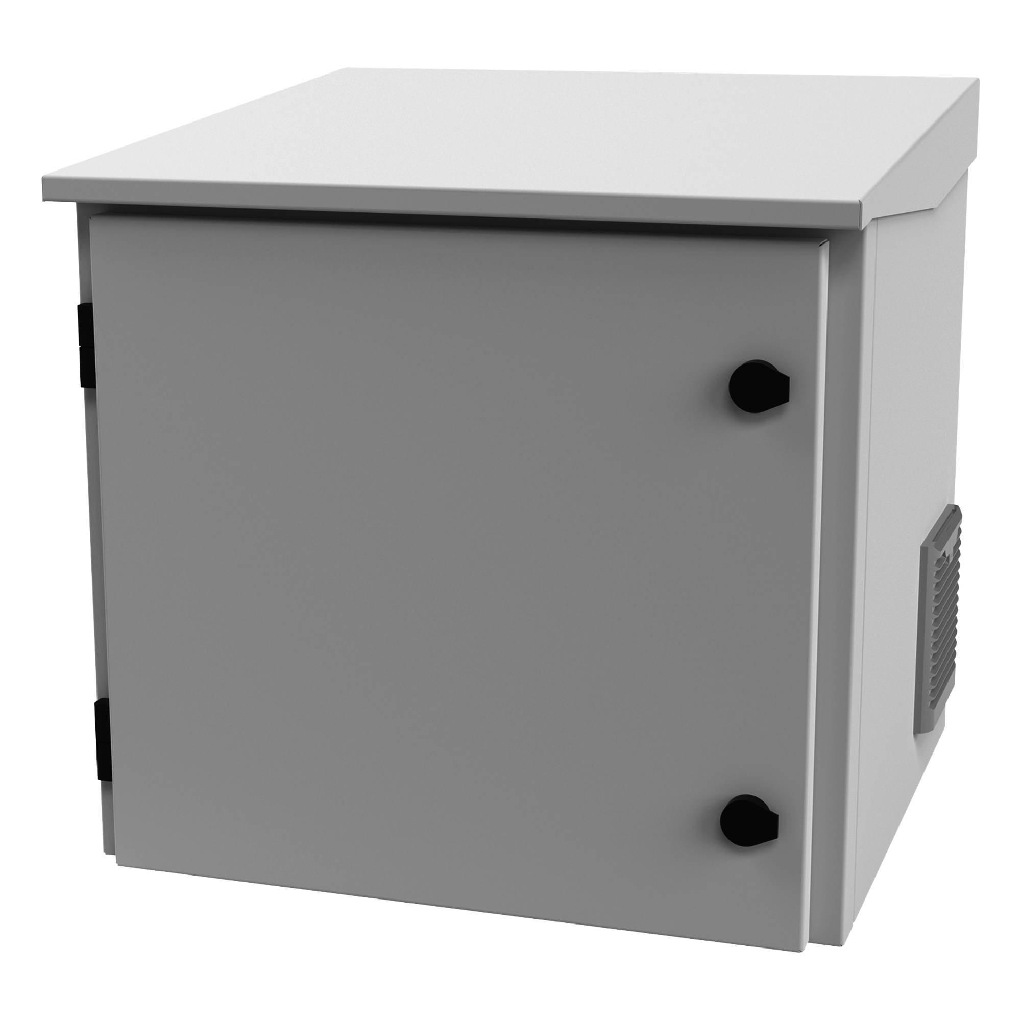 Gabinete de Exterior con Rack de 19" de 9UR con Ventiladores y Termostato, Se envía el Gabinete armado, (Montaje a poste o torre se vende por separado). — LINKEDPRO BY EPCOM · SKU LP-FORTE-09U-R3