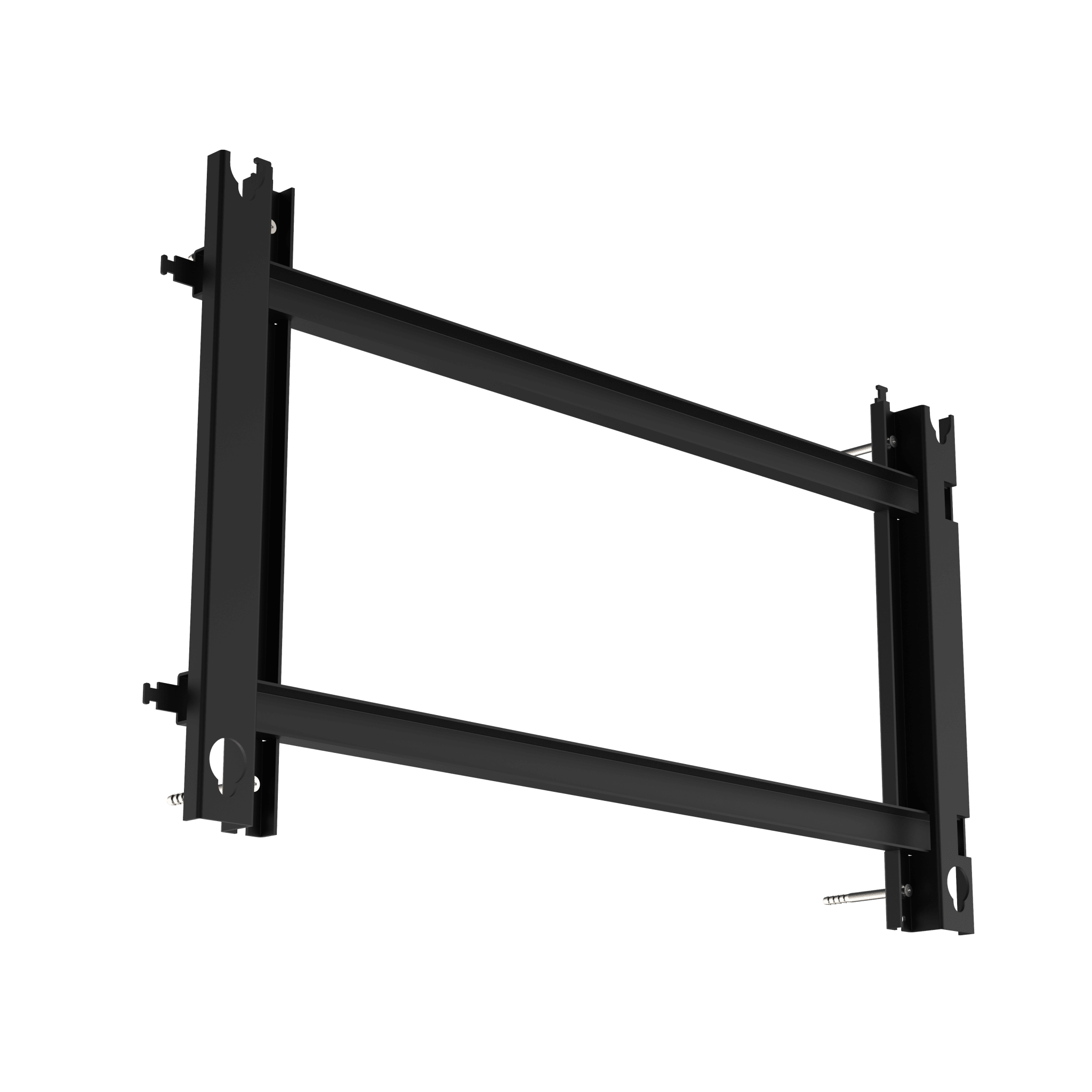 Soporte Modular de Pared Ultra-Delgado / Compatible con Gabinetes LED / Instalación Rápida y Sencilla