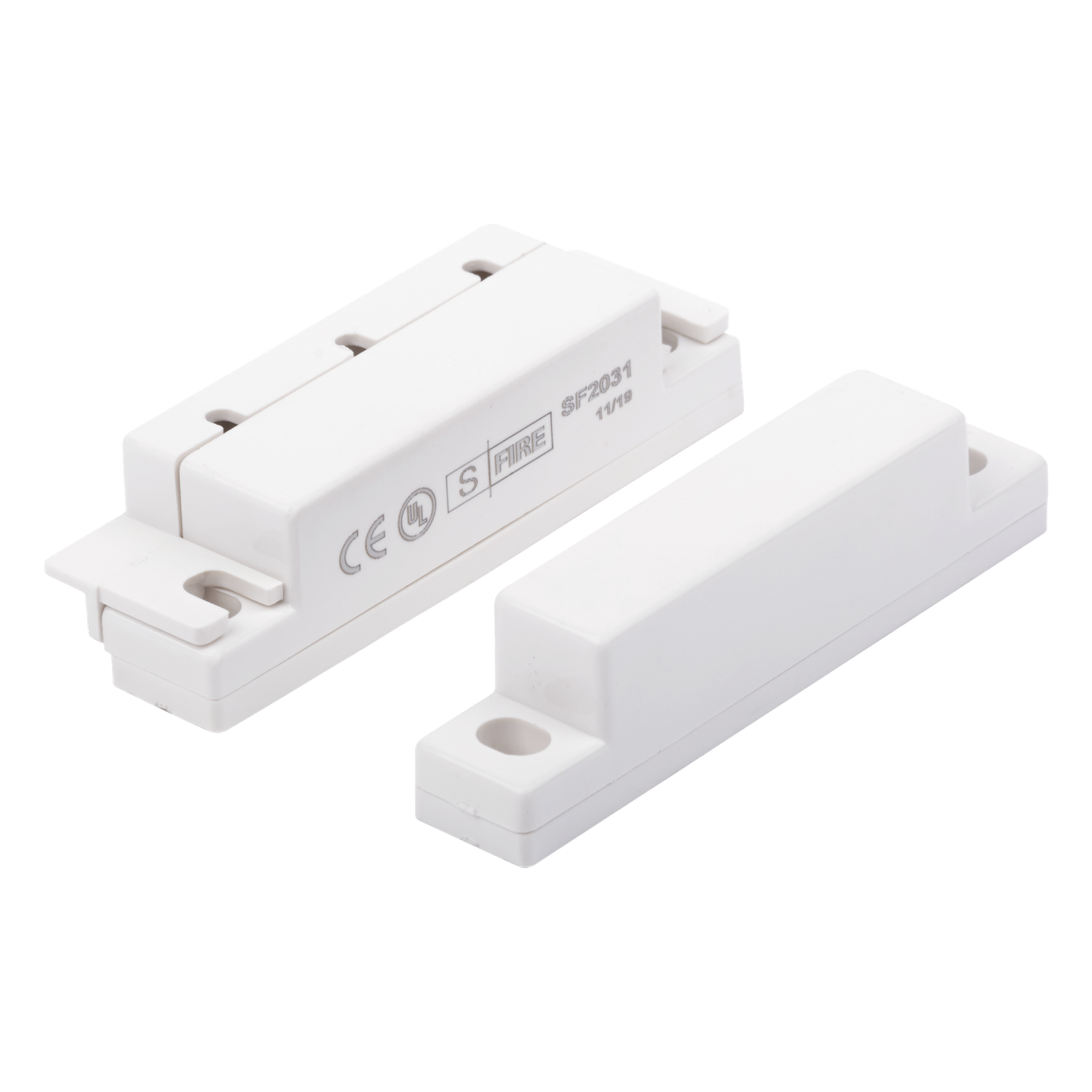 Contacto magnético para puertas y ventanas color blanco / GAP: 33 mm — SFIRE · SKU SF-2031