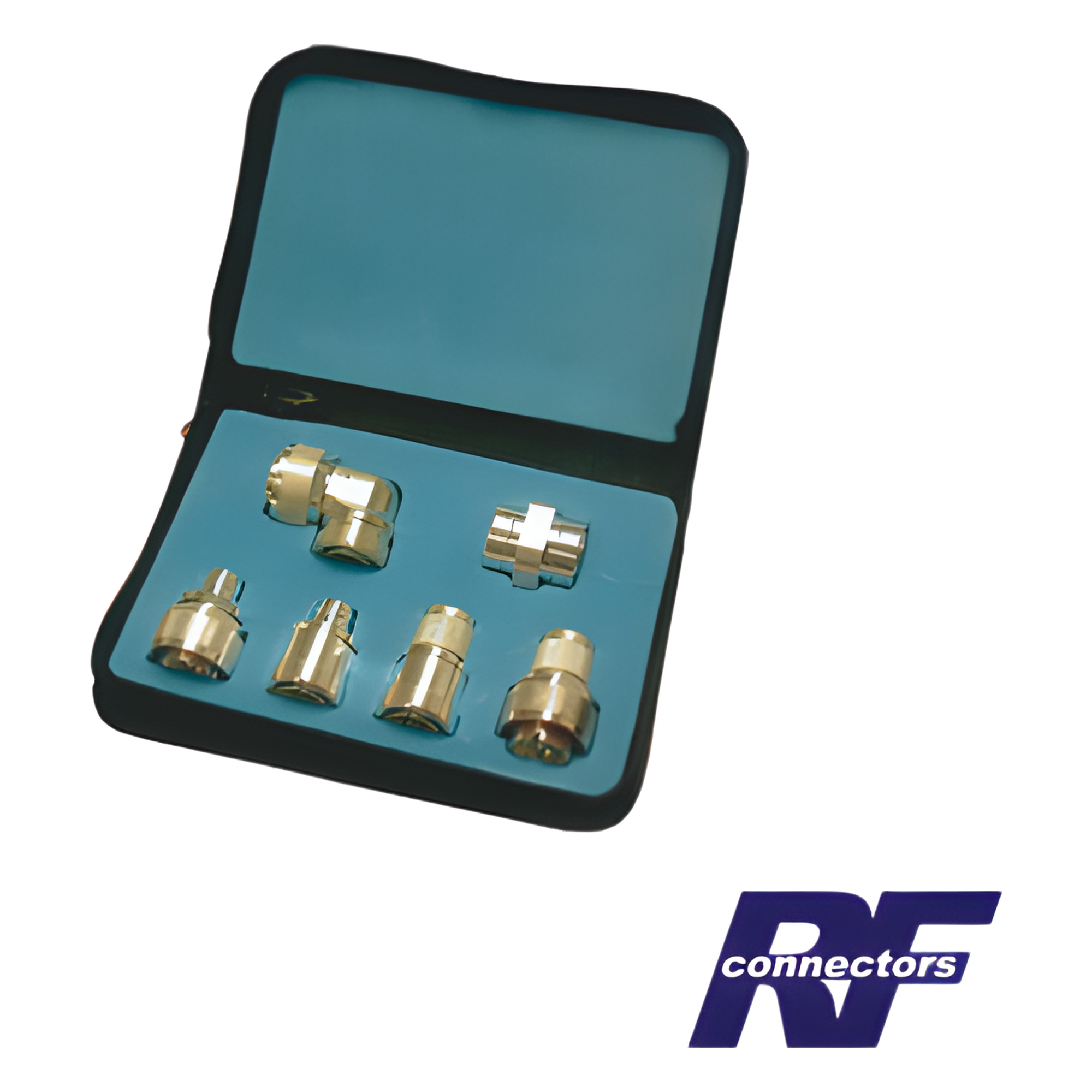 Kit completo de 6 Adaptadores 7-16 DIN. — RF INDUSTRIES,LTD · SKU RFA-4013