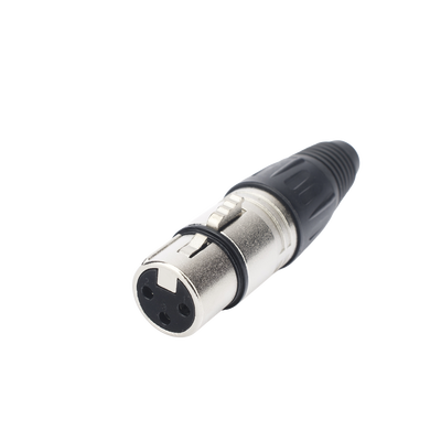Kit Conector XLR Hembra + XLR Macho | Ideal para Conexiones de Micrófonos, Mezcladoras | Equipo de Audio Profesional