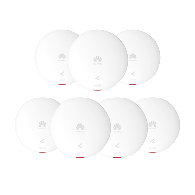 Kit de 7 - Punto de Acceso Wi-Fi 6 / 1.775 Gbps / MU-MIMO 2x2:2 (2.4GHz y 5GHz) / Smart Antenna 20% más cobertura / Instalación en techo y pared / Seguridad WP3 / Con Administración Gratuita desde la Nube