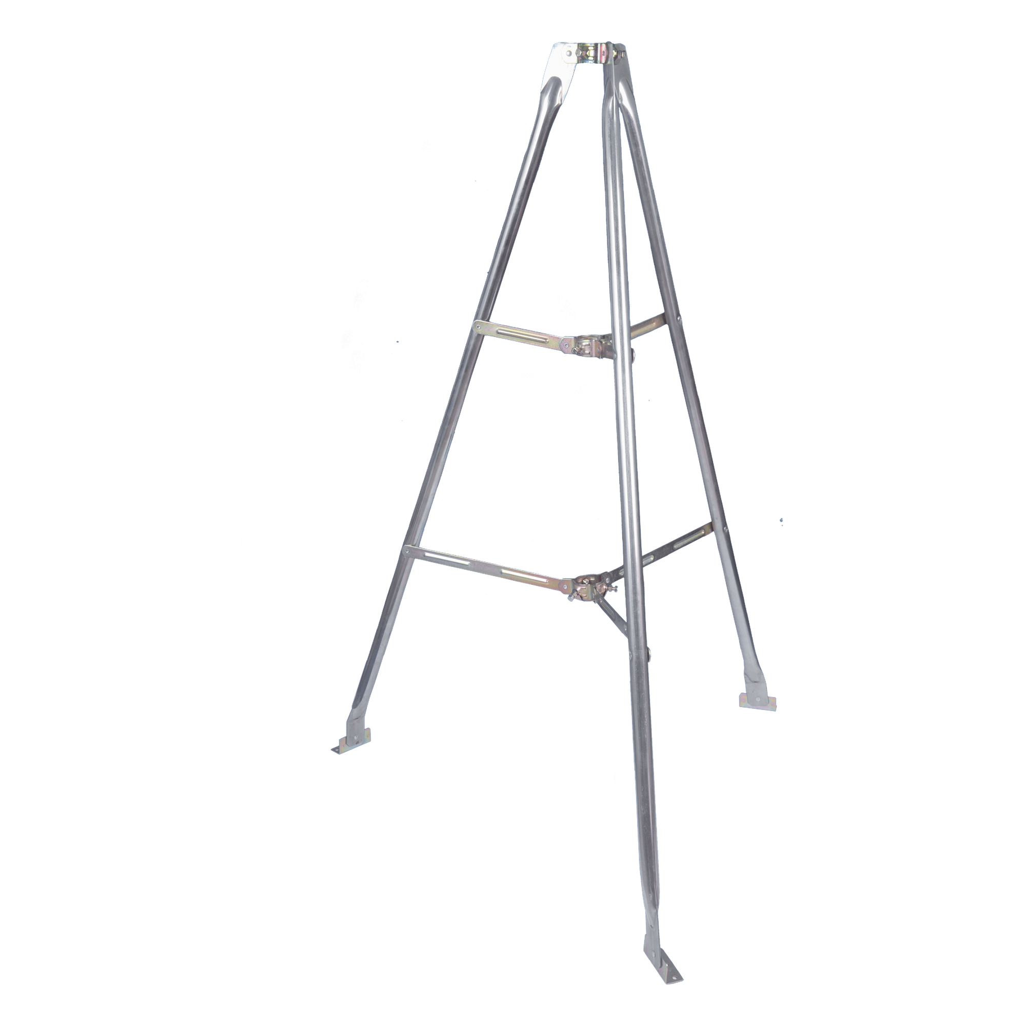 Tripie de Montaje para Exterior / Altura 1.52 m (4.99 ft) / Acero Galvanizado / Mástiles 1 1/4 a 2" / Longitud Mástil hasta 3 m (9.84 ft) — LINKEDPRO BY EPCOM · SKU LP-TP-2
