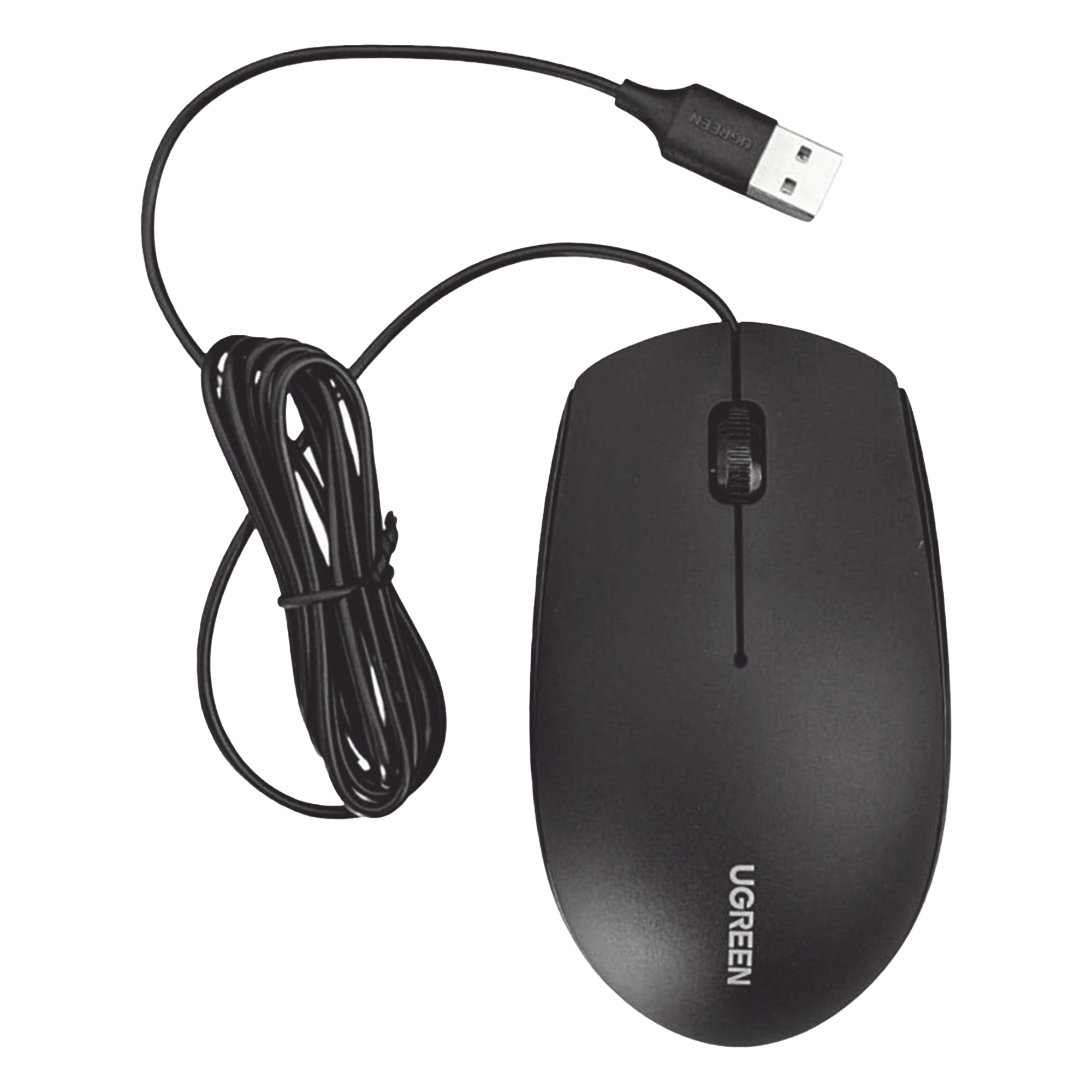 Mouse Óptico USB | Cable USB de 1.5 metros | 3 Botones | 1200DPI | Diseño Ergonómico | Silencioso | Color Negro | Windows / MacOS / Linux / Chrome y otros | También Compatible con DVR / NVR.