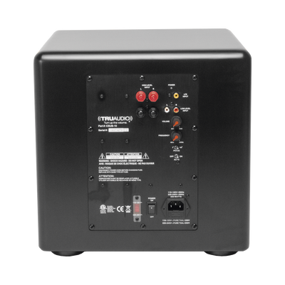 Subwoofer compacto de 12 in | 2 radiadores pasivos | amplificador interno de 350W