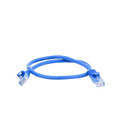 Cable de Parcheo UTP Cat6 - 0.5 Metros (1.64 Pies) - Azul