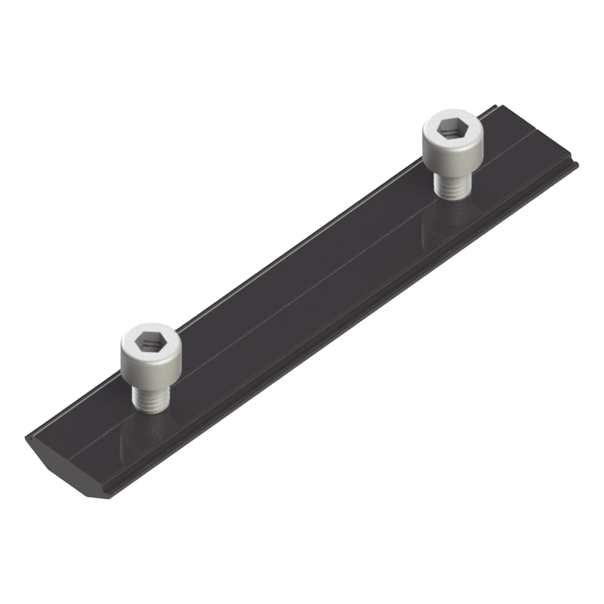Conector de empalme / Riel 5 y 8 / Aluminio anodizado / Ensamblaje rápido — EPCOM POWERLINE · SKU EPLSCN201B