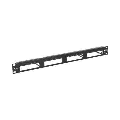 Patch Panel MAX Modular (Vacío), de 24 Puertos, Plano, 1UR