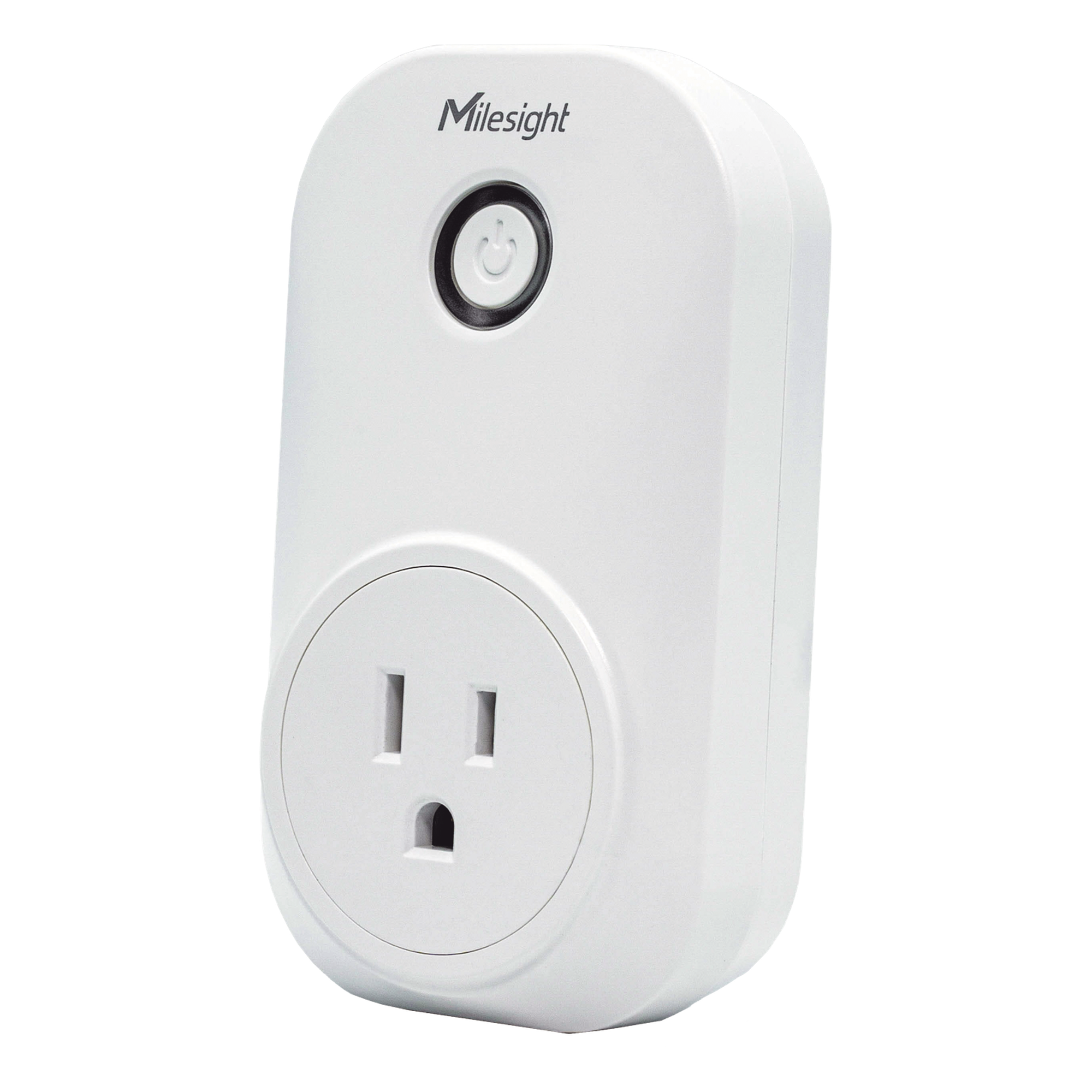 Tomacorriente Inteligente LoRaWAN / Control de Energía y Automatización / Medición de Consumo / Protección contra Sobrecarga — MILESIGHT · SKU WS523915M
