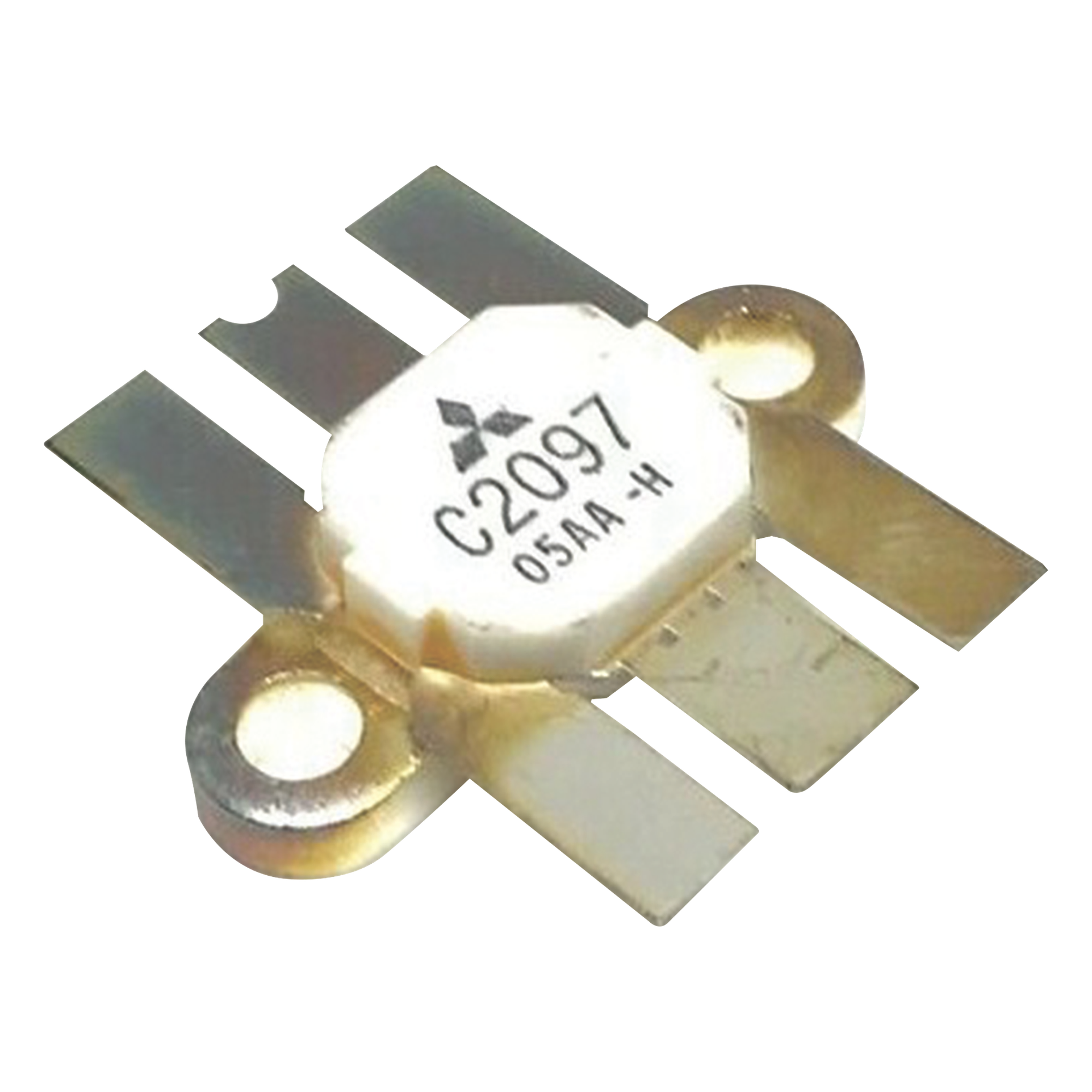 Transistor de Silicio NPN Epitexial, 30 MHz, 13.5 Vcc, 70 Watt, T-40E. — SYSCOM · SKU 2SC2097