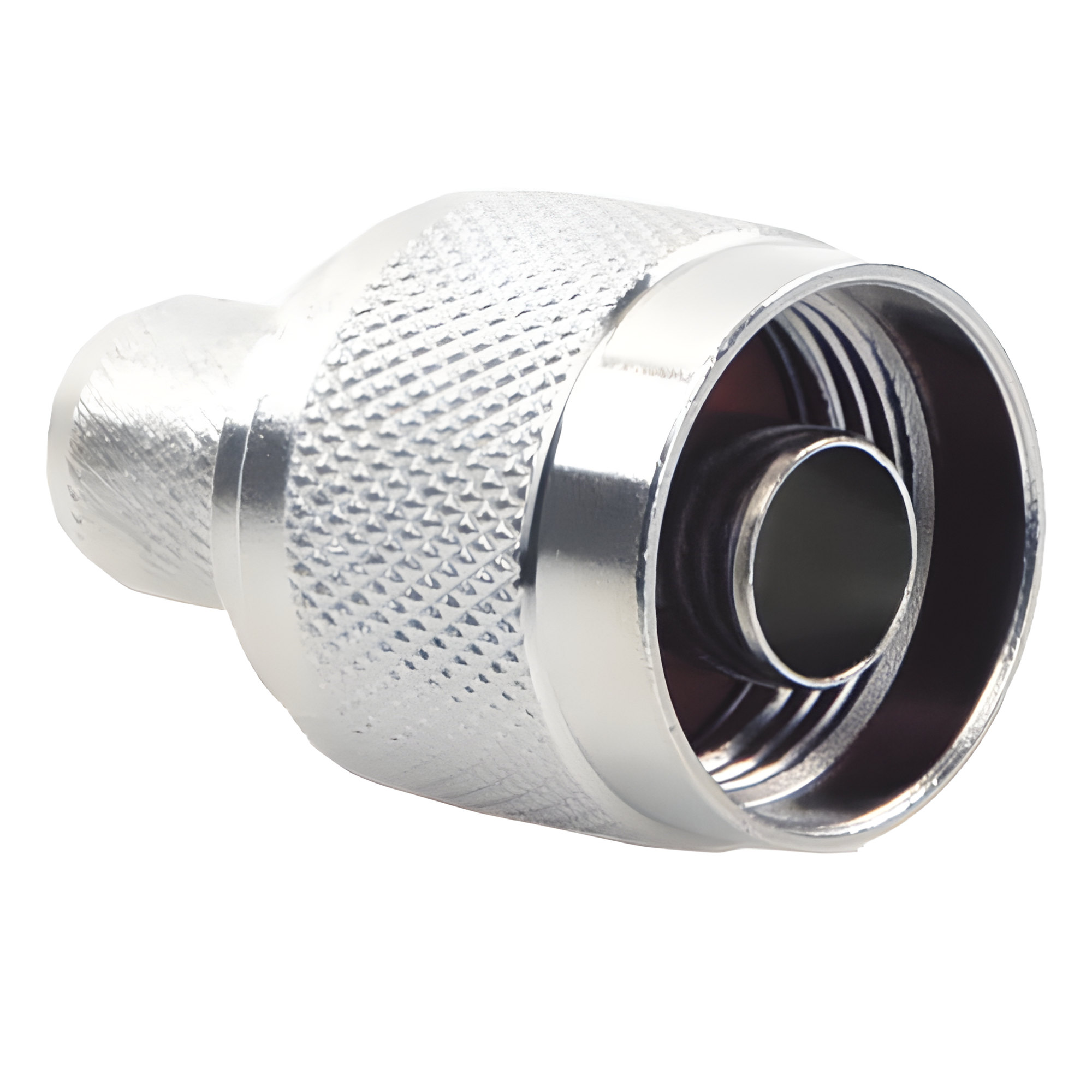 Conector Coaxial N Macho / 75 Ohm / Montaje en Línea / RG-11 / Contacto Oro / Aislante Teflón — EPCOM TITANIUM · SKU TT-CON-531