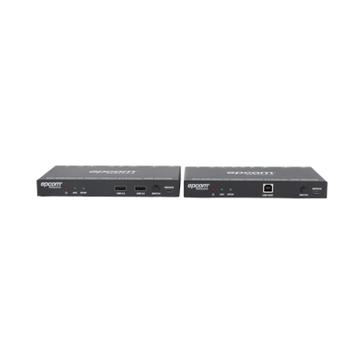 Kit Extensor HDMI | 4K2K@60HZ | HDR 4:4:4 | HDBaseT | 100M | Salida de Audio | HDCP 2.2 | IR Bidireccional | Admite la función USB KVM