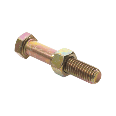 Paquete de 6 Tornillos Grado 5 con Tuercas Tropicalizadas de 3/8" x 2".