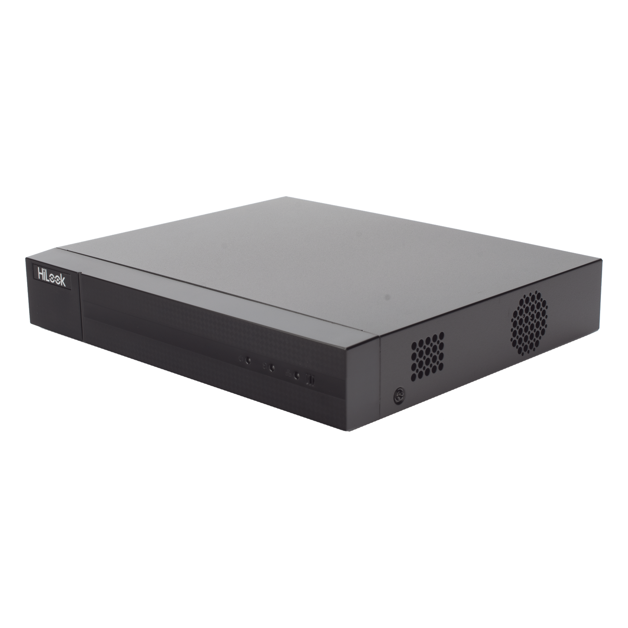DVR 4 Canales TurboHD + 1 Canal IP / 2 Megapíxel (1080p) Lite / Acusense Lite (Evita Falsas Alarmas) / Audio por Coaxitron / 1 Bahía de Disco Duro / H.265+ / Salida de Vídeo Full HD — HiLook by HIKVISION · SKU DVR-204G-M1(C)