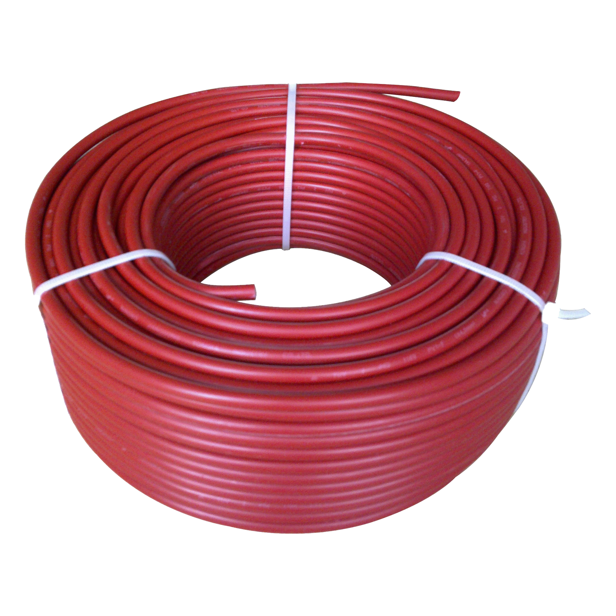 Bobina de 100 metros / Cable fotovoltaico / Rojo / Recubrimiento XLPE / 4mm² / 12 AWG / Hasta 1,800 Vcc — VIAKON · SKU FJ69/100