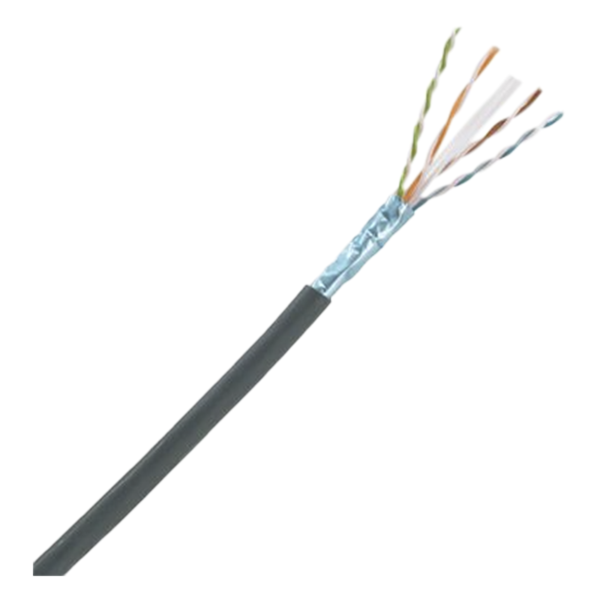Bobina de Cable Planta Externa con Gel, de 4 Pares, Cat6A, UTP, Color Negro, 305 Metros (1000 Pies) — PANDUIT · SKU PUO6X04BL-CEG