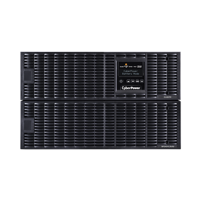 UPS de 8000 VA/ 8000 W, Online Doble Conversión, 200 - 240 Vac de Salida, Terminal Hardwired, Onda Senoidal Pura, Torre o Rack de 6 UR, Con 3 Tomas NEMA L6-30R