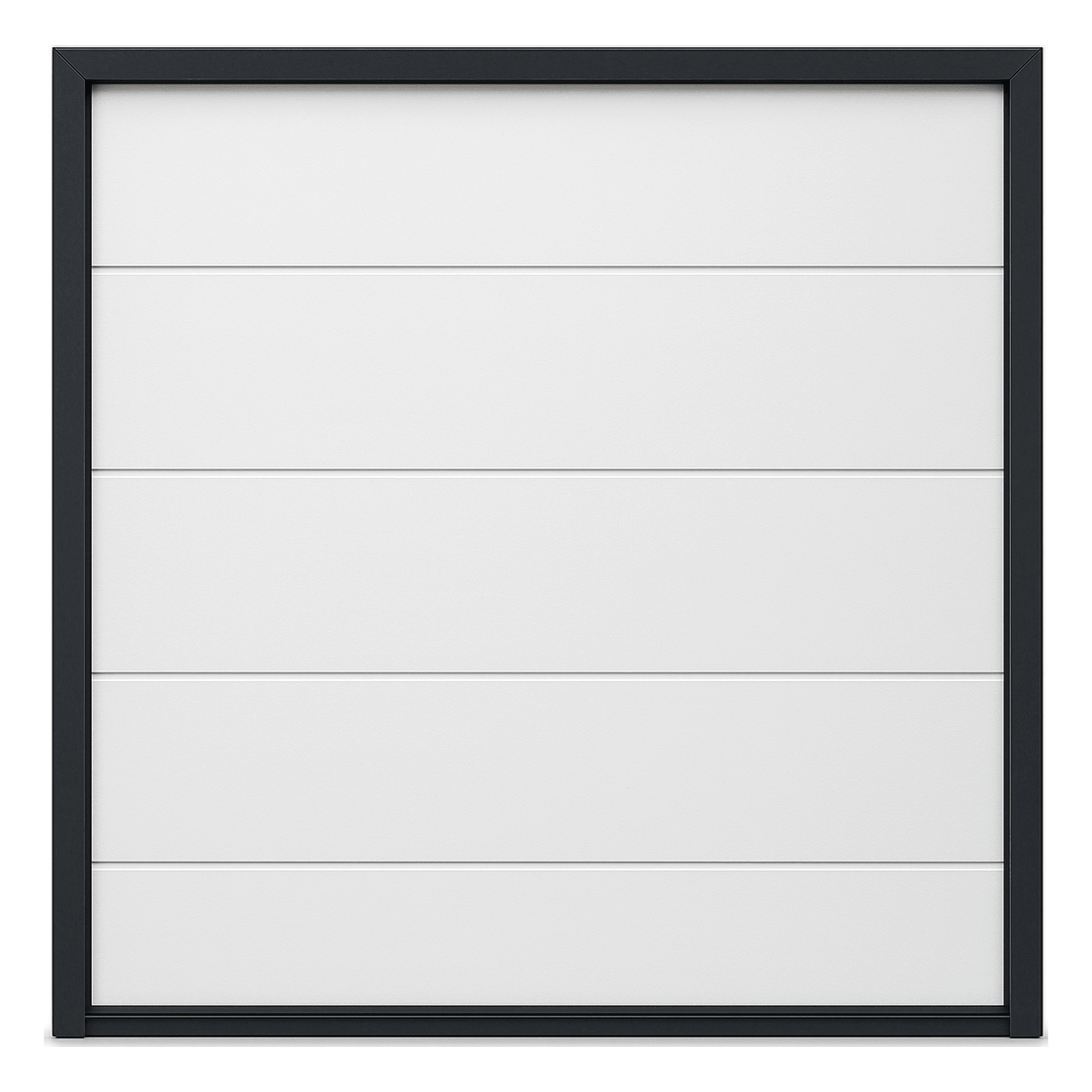 Puerta de Garage Seccional ACCESSPRO / 8 x 7 pies (2.44 x 2.13 m) / Panel Calibre 26 / Aislamiento Poliuretano 42 mm / Color Blanco / Estilo Americano · SKU APDOOR-87