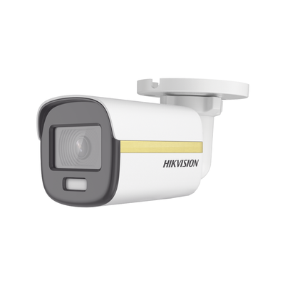 [ColorVu] Bala TURBOHD 4K (8 Megapixel) / Imagen a Color 24/7 / Lente 2.8 mm / METAL / Luz Blanca 20 mts / Exterior IP67 / WDR 130 dB  — HIKVISION · SKU DS-2CE10UF3T-E