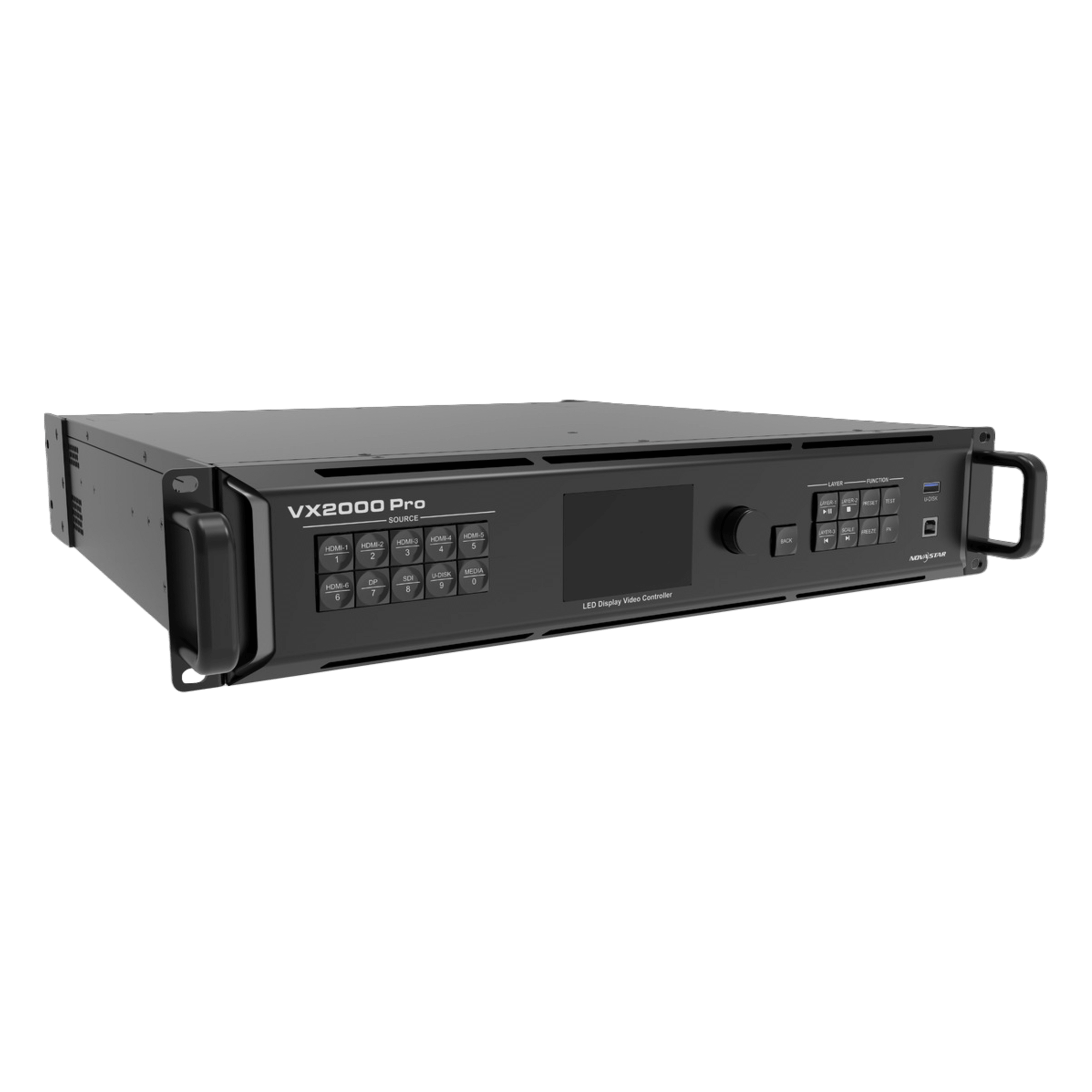 Controlador All-in-One VX2000 Pro / 20 Puertos Ethernet / 13 MP / Resolución Máxima 16,384 x 8,192 / 4K×2K@60Hz — NOVASTAR · SKU VX2000PRO