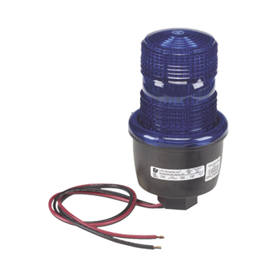 Luz de advertencia LED serie Streamline, 120 Vca, color Azul