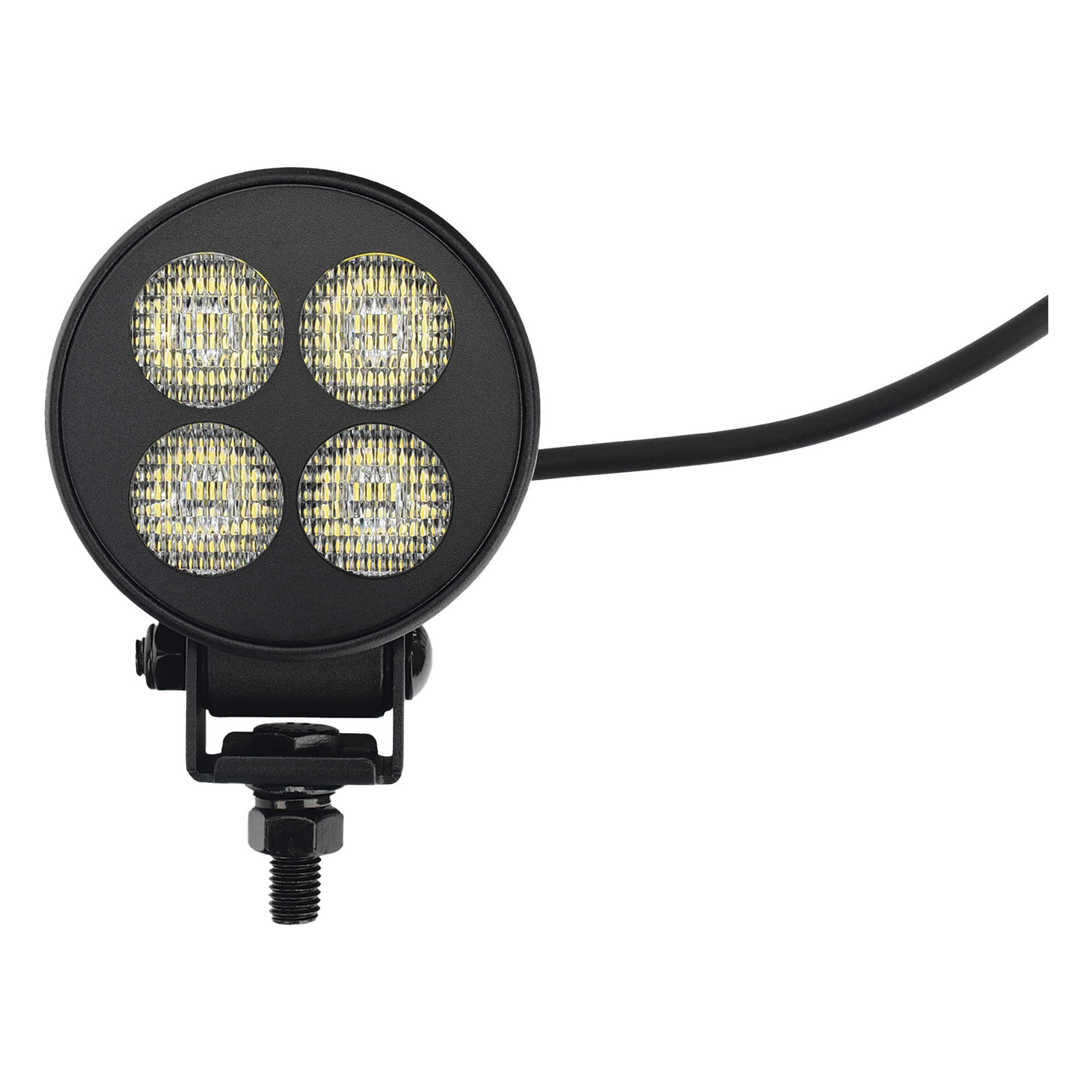 Luz de Trabajo Ultra brillante Circular, 4 LED, 2556 Lúmenes, 12-24 Vcd — ECCO · SKU EW2710