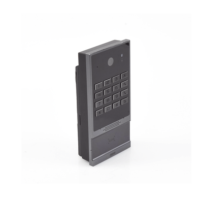 Videoportero SIP para Control de Acceso, Teclado numérico iluminado, 2 relevadores, anti-vandálico, IP66 y IK07, PoE