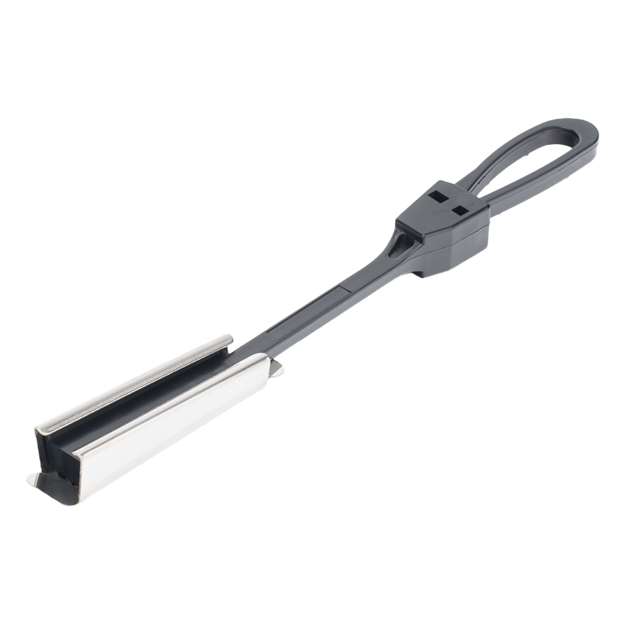 Tensor Plastico para Fibra Óptica Drop Plana de 5x2 mm, Span 80 metros (Termoplastico Resistente a los Rayos UV) — LINKEDPRO BY EPCOM · SKU LP-ATAC