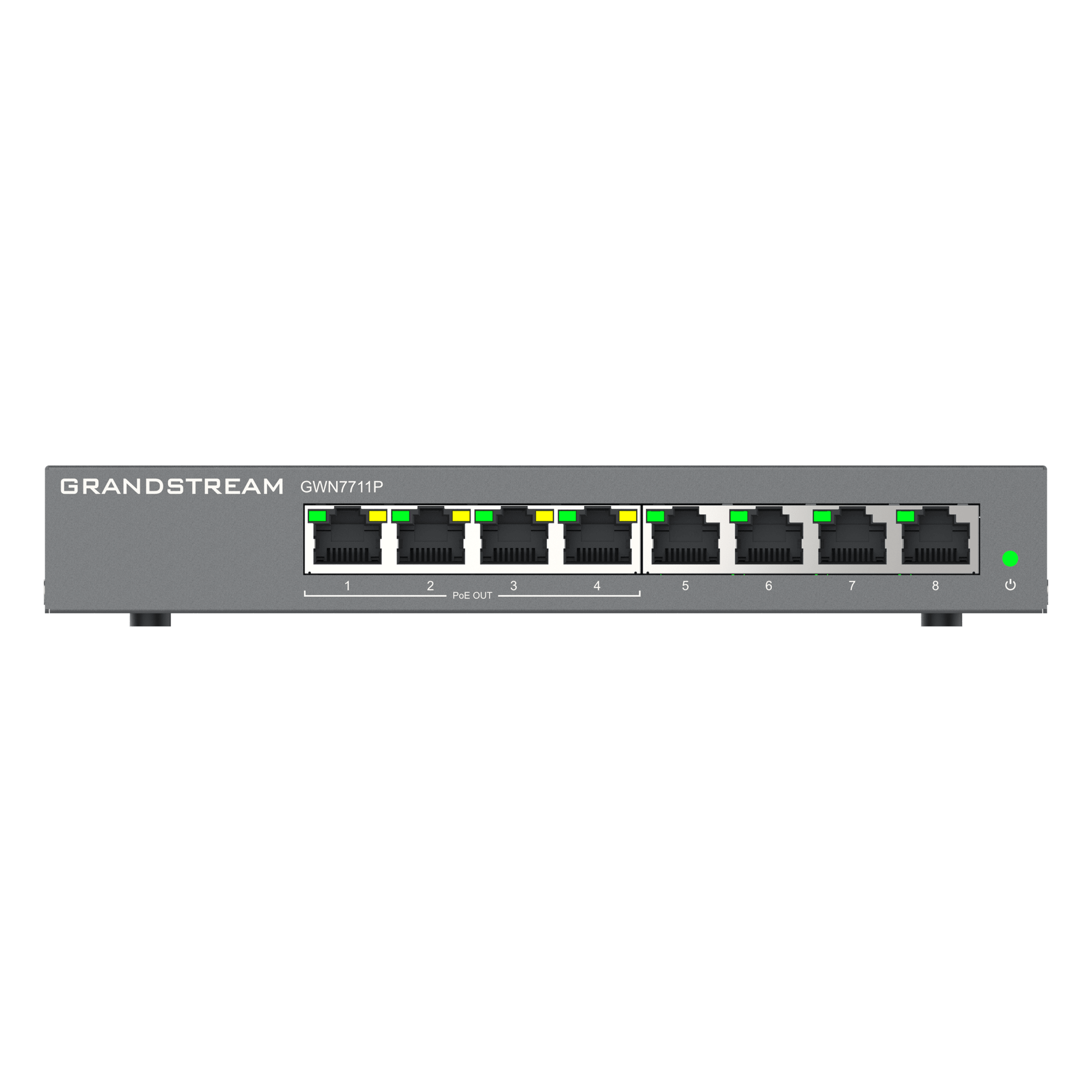 Switch Administrable Capa 2 Lite / 8 Puertos Gigabit / 4 Puertos PoE+ / 32 VLAN / QoS / GDMS Cloud / Montaje Pared y Escritorio