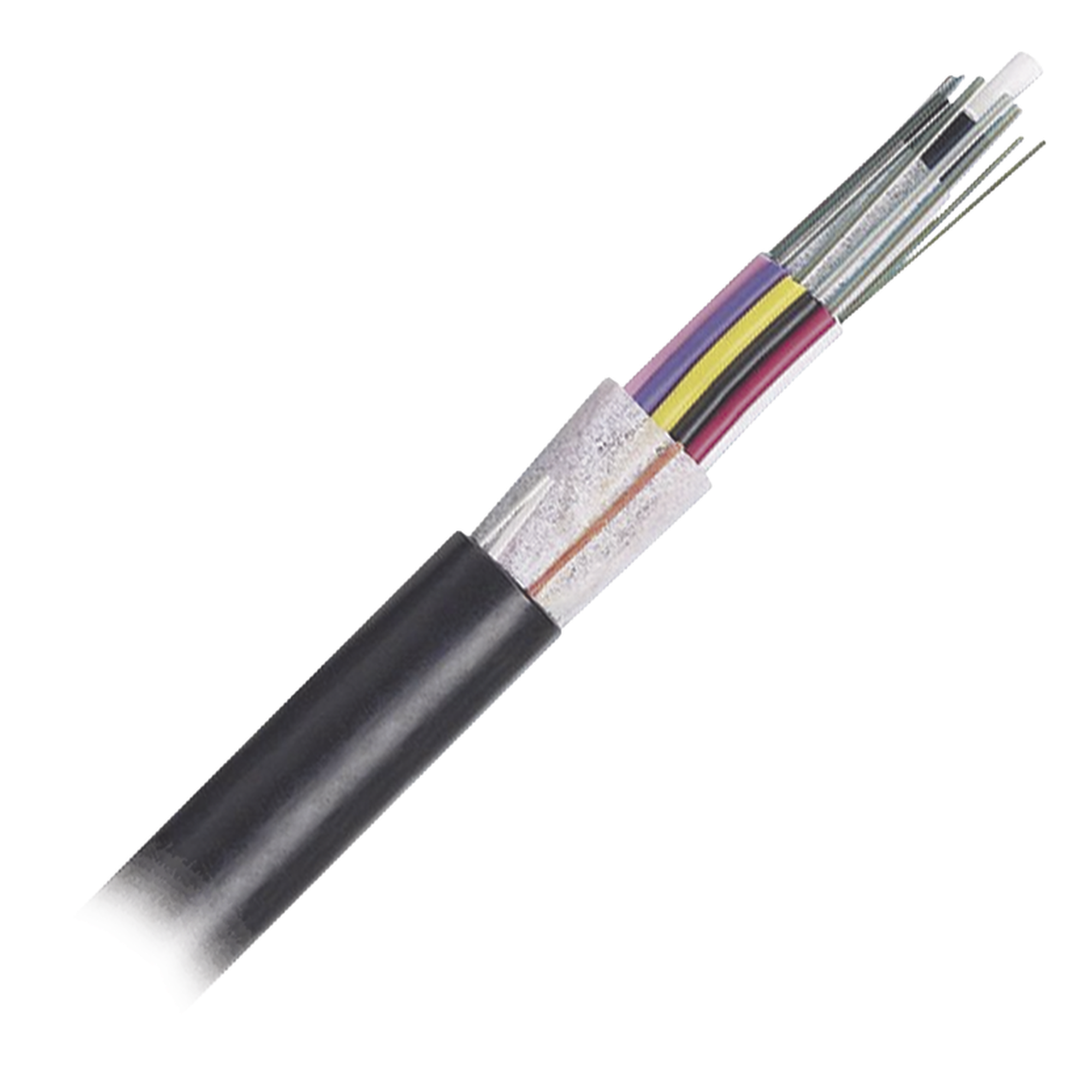 Cable de Fibra Óptica 24 Hilos, OSP (Planta Externa), No Armada (Dieléctrica), MDPE (Polietileno de Media Densidad), Multimodo OM4 50/125 Optimizada, Precio Por Metro — PANDUIT · SKU FOTNZ24