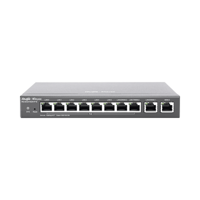 Router Balanceador con Función SD-WAN, PoE+ hasta 110 Watts, Hasta 4 Servicios de Internet y hasta 350 clientes con desempeño de 1.5 Gbps