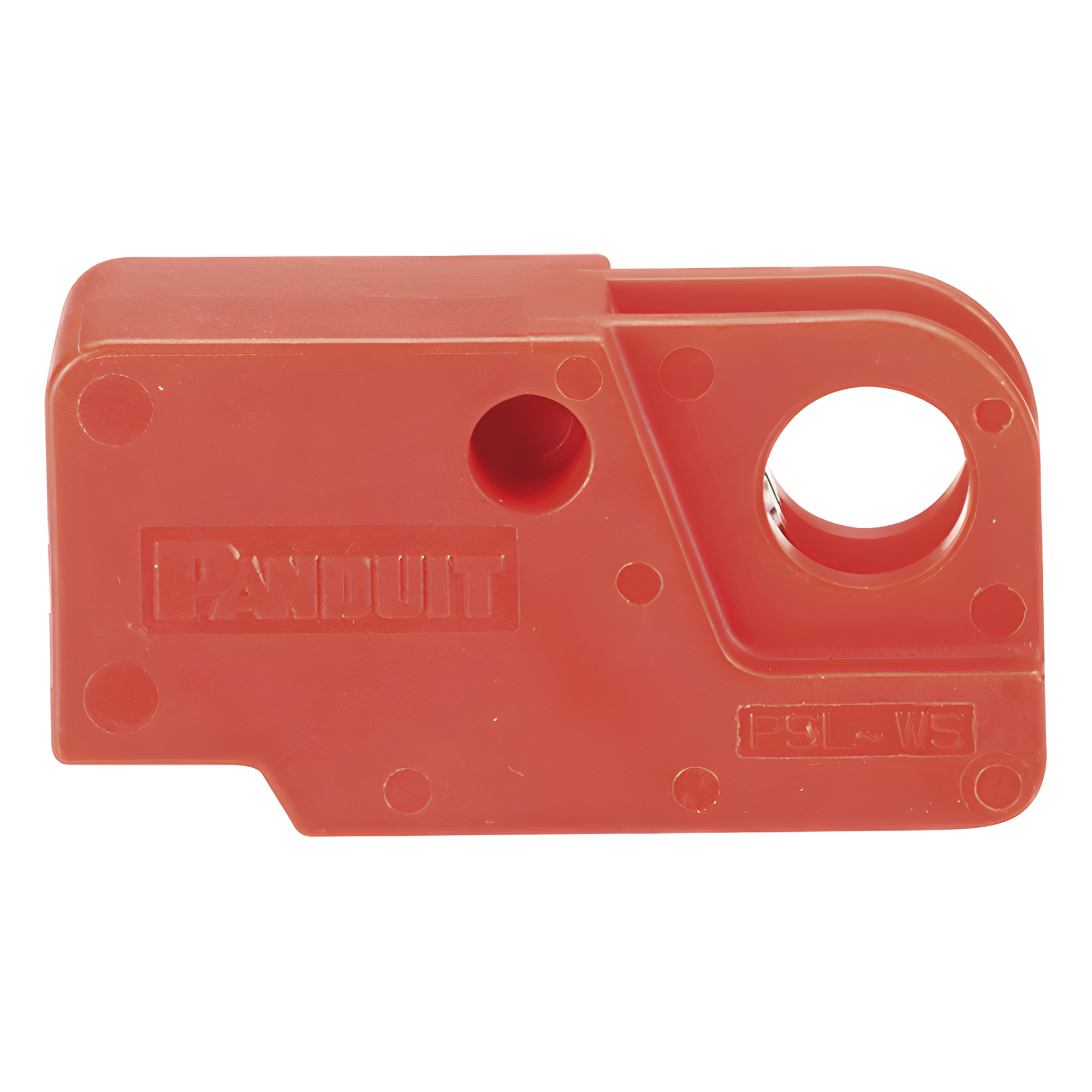 Dispositivo de Bloqueo LOTO para Interruptores Eléctricos de Palanca, de 15.2 x 22.3 mm, Color Rojo — PANDUIT · SKU PSL-WS