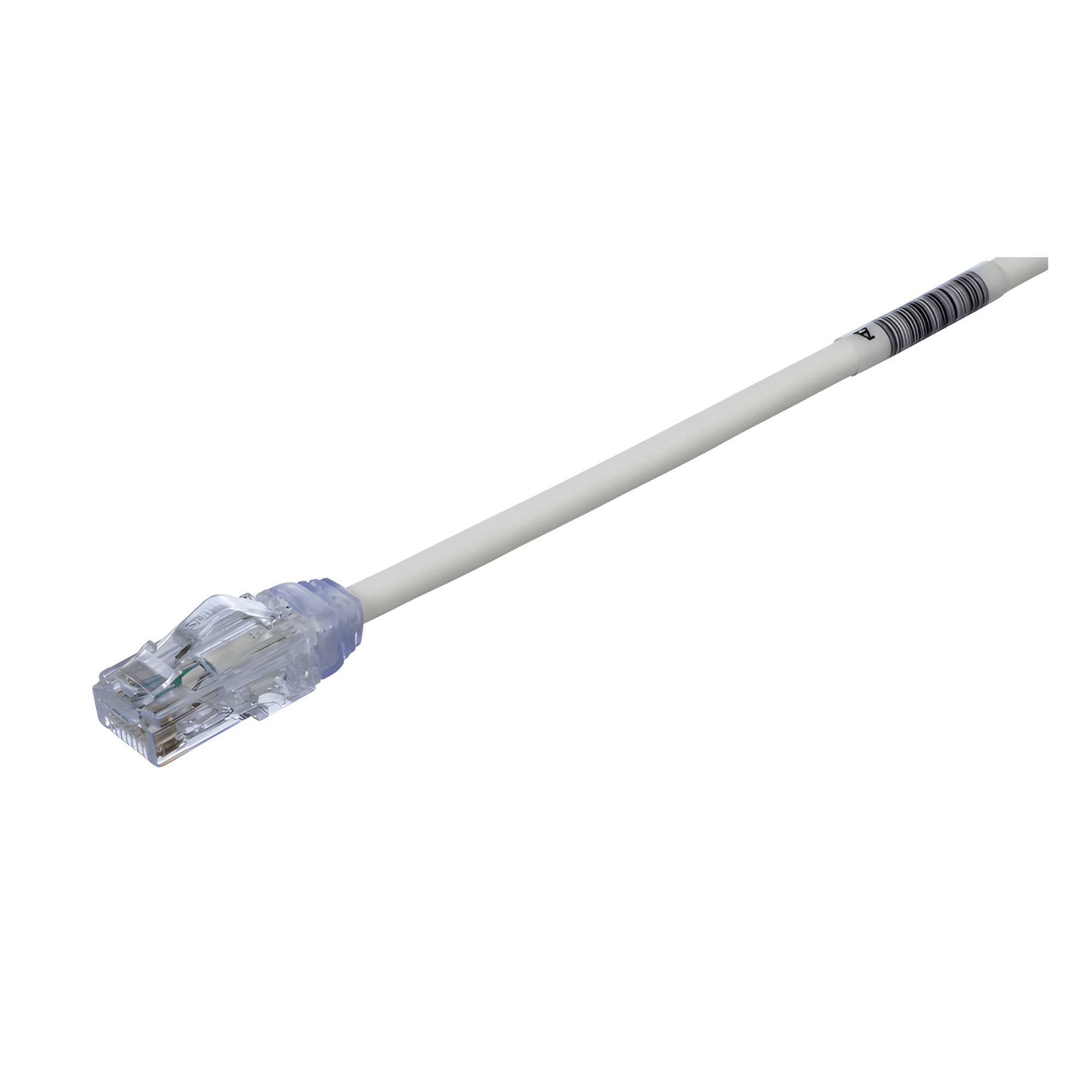 Cable de Parcheo UTP Cat6A, CM/LSZH, Diámetro Reducido (28AWG), Color Blanco, 0.5 Metros (1.64 Pies). — PANDUIT · SKU UTP28X0.5M